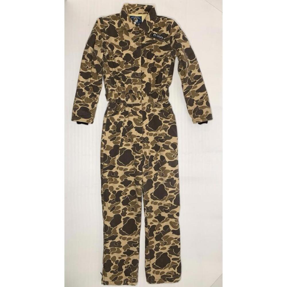 Vintage Men's Dakota Insulated Thinsulate Hunting Camo Coveralls P98